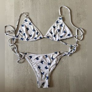 SHEIN - Triangle Bathing suit - Butterfly pattern - Women’s Small